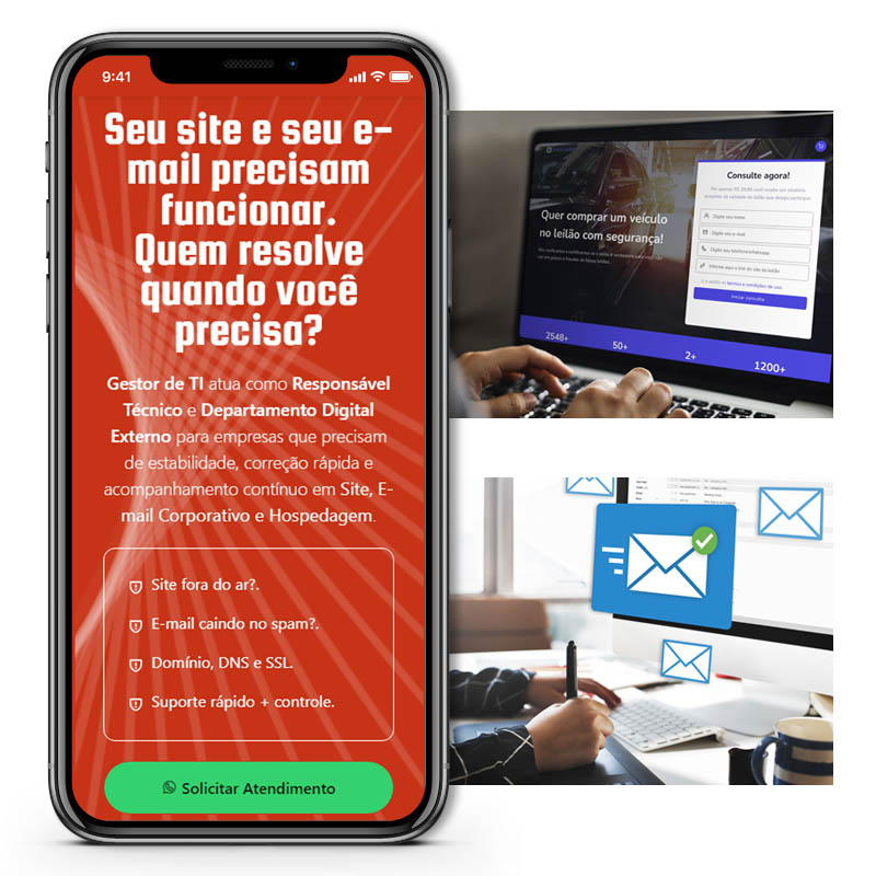 Gestor de TI website preview
